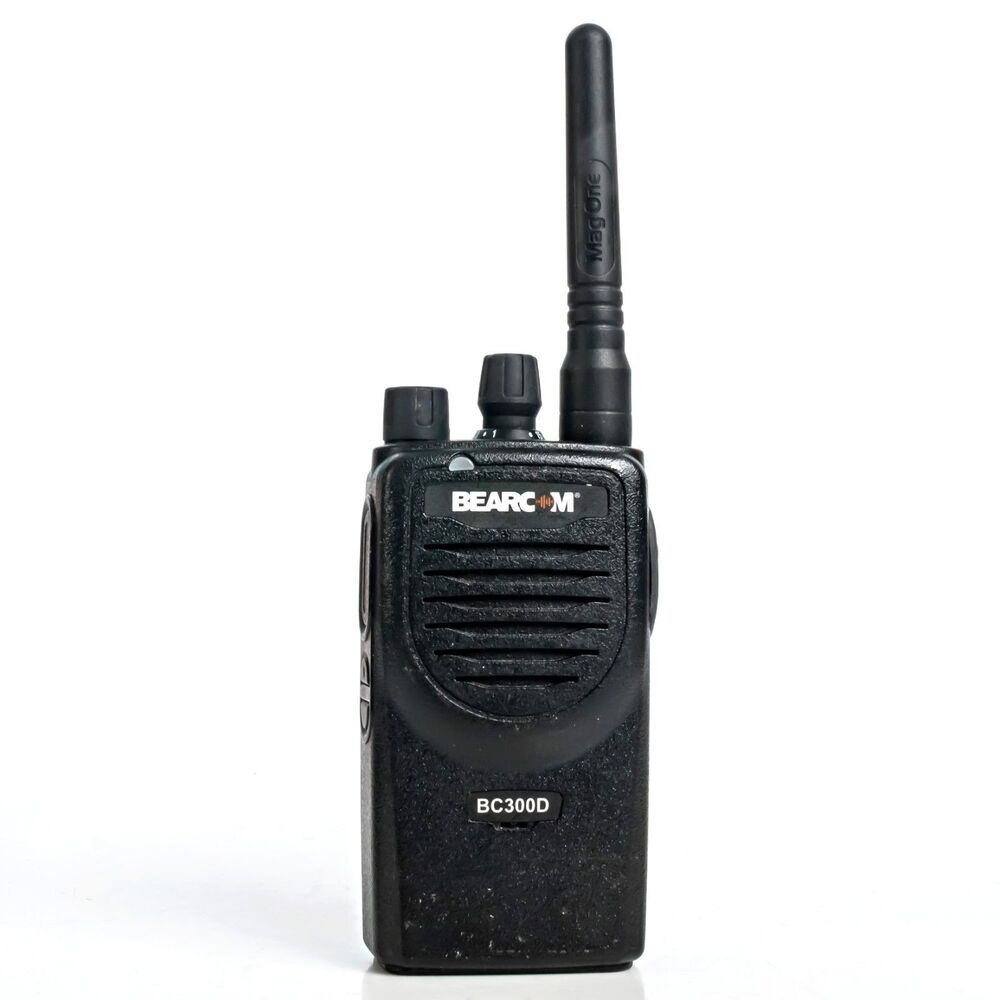 Bearcom BC300D Portable Handheld Two-Way Radio Black, Model BC300D, MPN BC300D